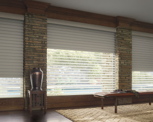 Hunter Douglas Silhouette A Deux layered shading