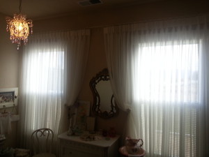 Soft Drapes over Hard Shutters