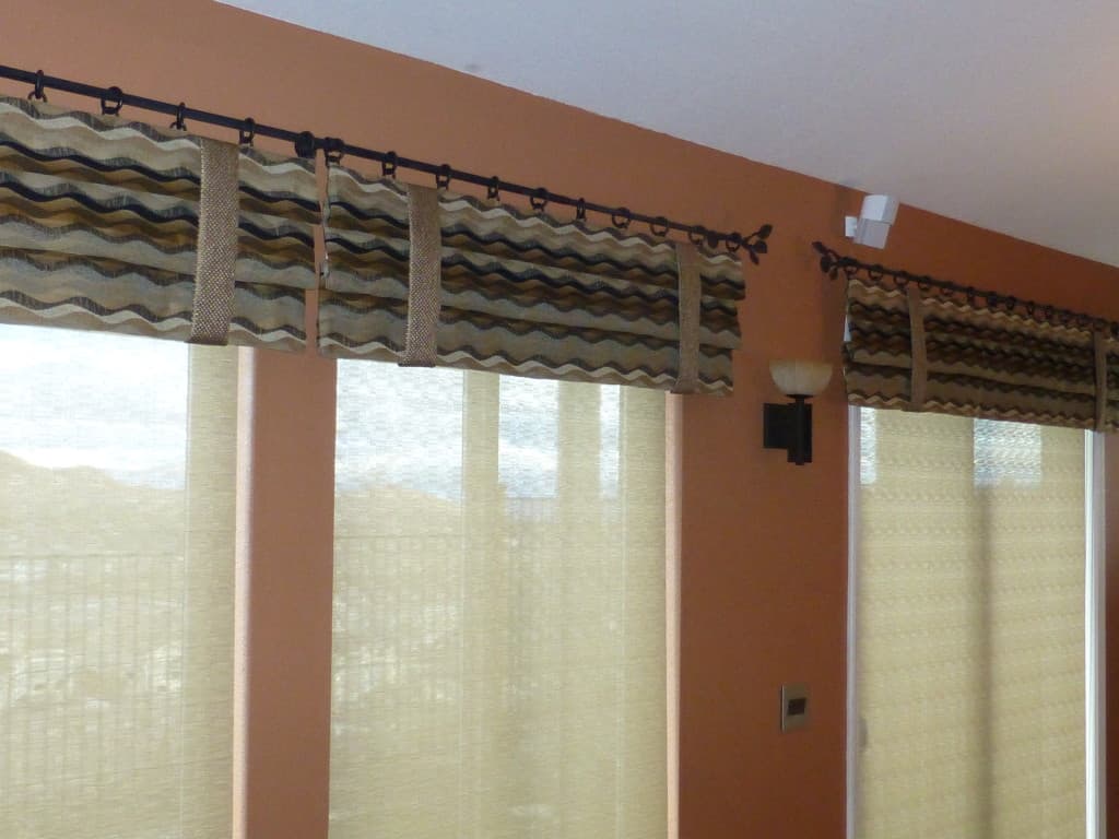 Valance to cover Roller Shades in Reno Kempler Design