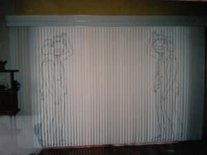 Grecian Urn Vertical Blinds