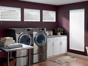 Reno faux wood blinds