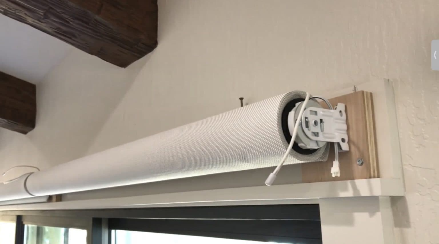 Custom Wood Cornice for Roller Shades Kempler Design