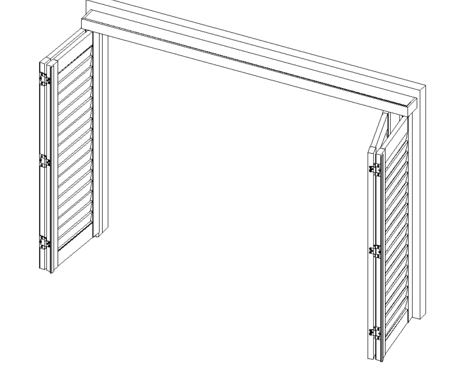Norman Window Fashions BiFold 180 Shutter Kempler Design